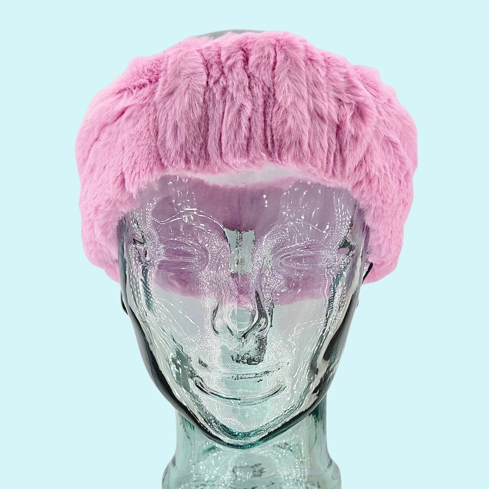 Ugg Headband Pink Mesa Rose Cottagecore Balletcore Barbiecore Outdoor Winter